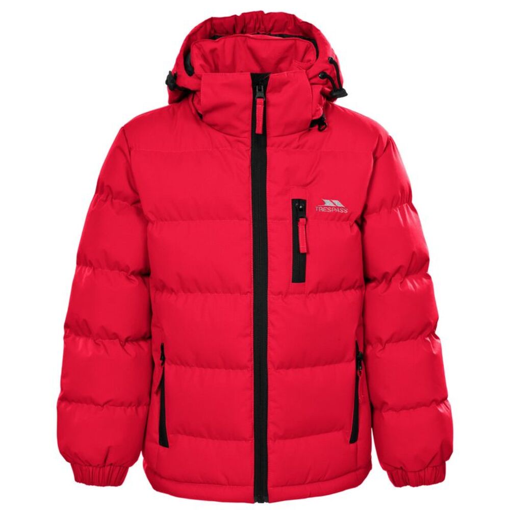 Trespass Boys Tuff  Jacket / Red